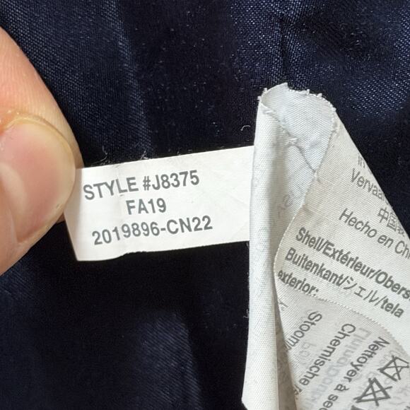 J Crew Womens Cocoon Italian Stadium Wool Blend Coat Size 2P Black Heavy Peacoat - Picture 11 of 11